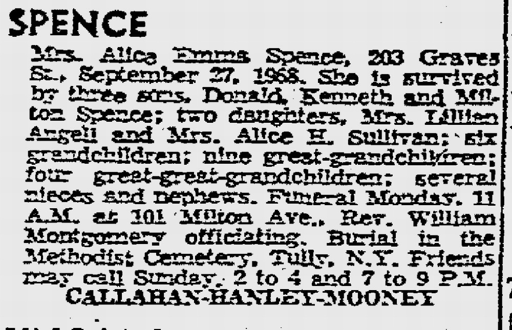 Alice E. (Russell) Spence